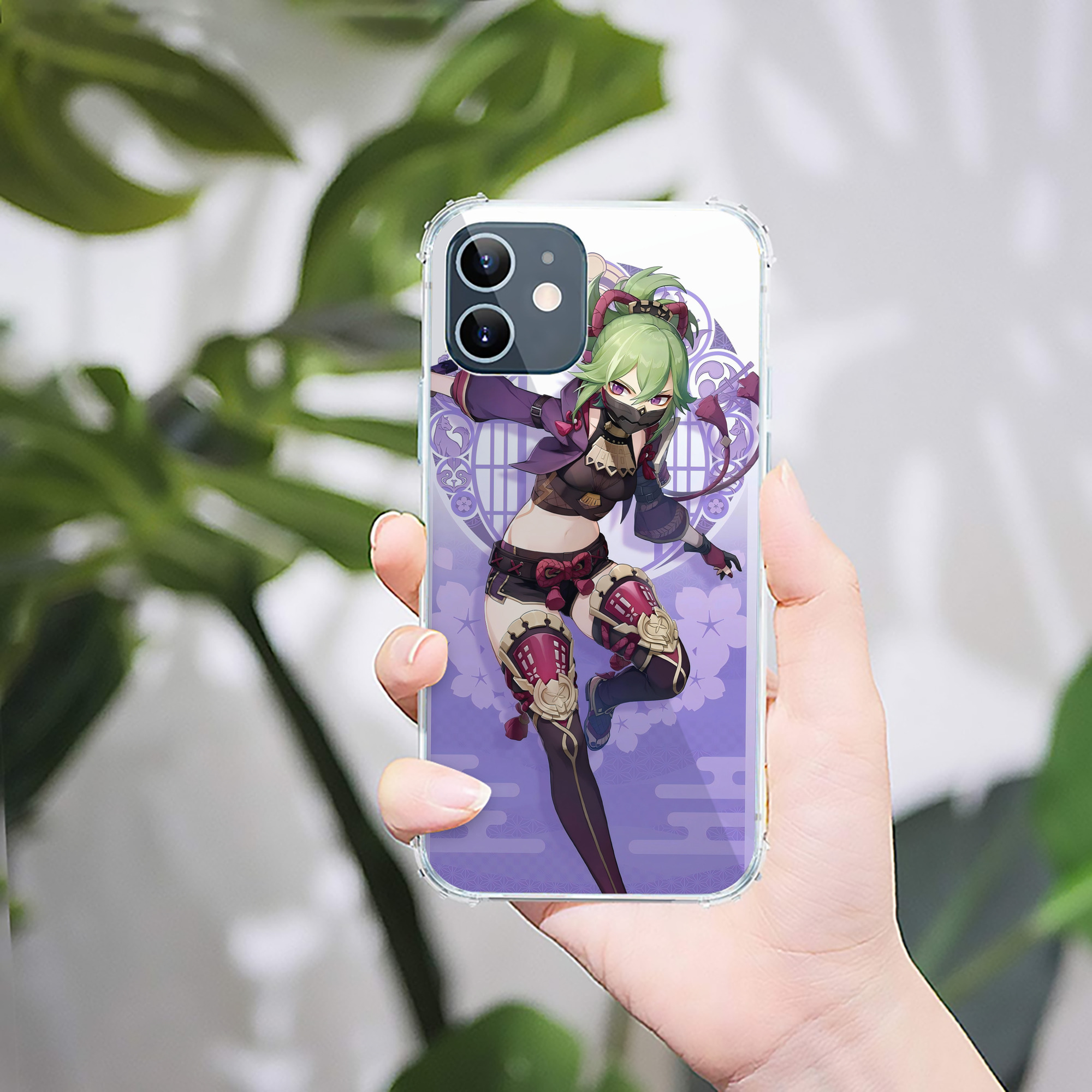 げんし神 genshin 【iPhone 12シリーズ対応】透明スマホケース（クリアソフトケース）